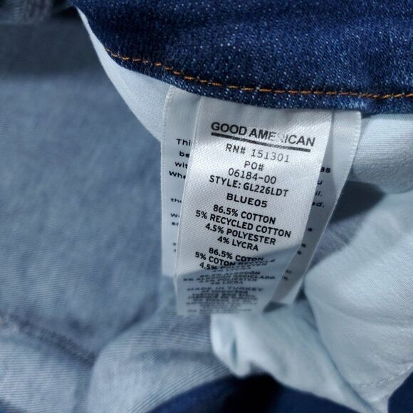 Good American Always Fits Good Legs Ankle Skinny Jeans Distressed Size 28-32 - Picture 7 of 11